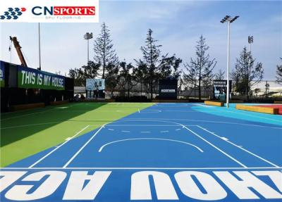 China IAAF Synthetic Basketball Court Flooring for sale