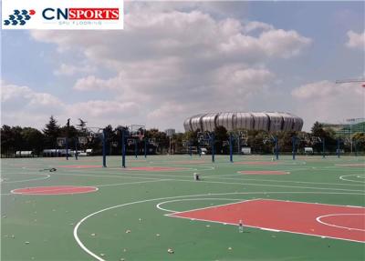 China Antislip Synthetic Basketball Court Flooring Weather Resistance for sale