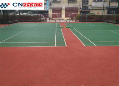 China Silicon PU Indoor Volleyball Court Flooring 1.5MPa Anti UV for sale