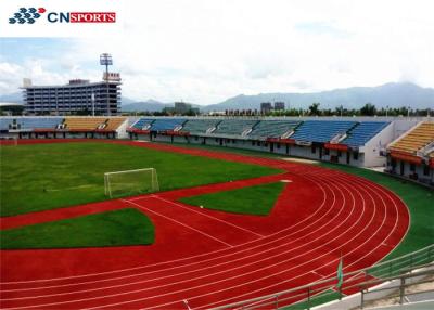 China A pista de atletismo sintética completa EPDM exterior de PUR molhada derrama à venda