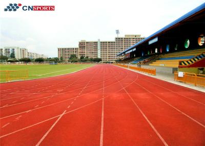 China ISO Synthetic Rubber Running Track Soundproof Wear Resistant Runway Flooring for sale