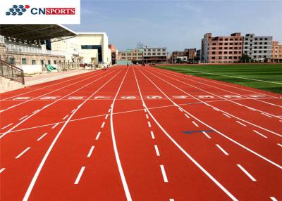 China Pista de atletismo do poliuretano do CE, trilha movimentando-se sintética de 13mm à venda