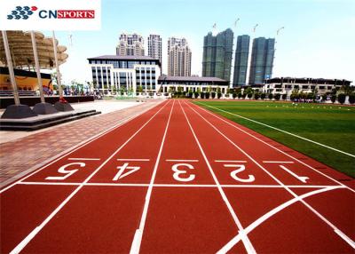 China Os esportes centram a pista de atletismo vermelha do estádio da pista de atletismo sintética à venda