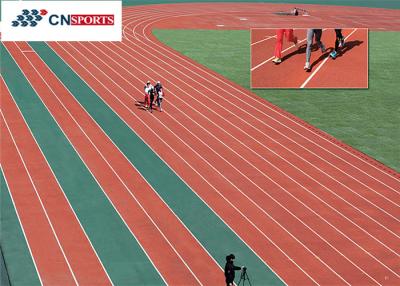 China pista de atletismo de borracha de 13mm, revestimento movimentando-se exterior da trilha à venda