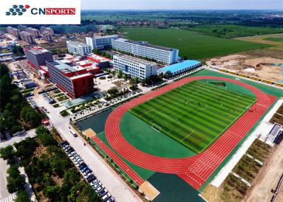China Playground Open PU Running Track Shock Absorption Race Track Flooring for sale