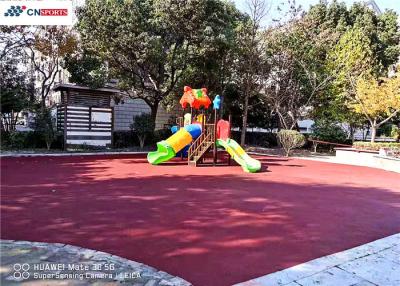 China Rüttelnder Gummibodenbelag der Bahn-EPDM, Gummifußbodenspielplatz RoHS im Freien zu verkaufen