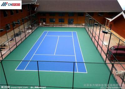 China ITF Indoor Badminton Court Flooring , 5mm Acrylic Surface Badminton Court for sale