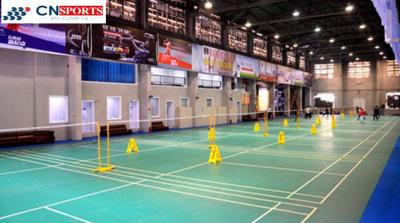 China Schallreduktions-Innenbasketballplatz-Bodenbelag hohes Rebounce zu verkaufen