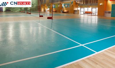 China RoHS PVC Sport Flooring Rebound Resilience Shock Absorption for sale