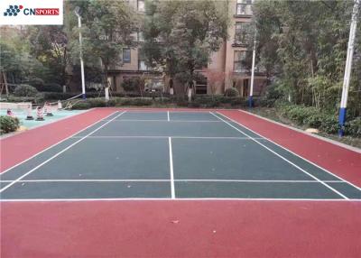 China CS-6 Transparent Coat Layer Tennis Athletic Court Flooring High Rebound for sale