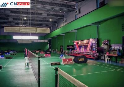 Cina pavimentazione di sport del PVC di 3.5mm, stuoia impermeabile della pavimentazione del campo da badminton in vendita