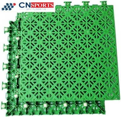 China Indoor Basketball Court PP Interlocking Sports Flooring Customized for sale