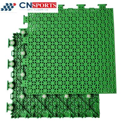 China Outdoor Indoor Tennis Court Polypropylene Interlocking Tiles Anti Slip Removable for sale