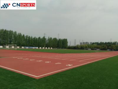 China Pista de funcionamiento del sintético superficial artificial para todo clima del atletismo para el atletismo en venta