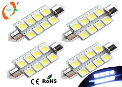 China 8 Pcs 3 Chip 5050 LED Car Light Bulbs , 12v White LED Festoon Bulb for sale
