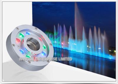China DMX 512 9W Underwater LED Fountain Lights Pool Fountain Light for Docks / Ponds for sale