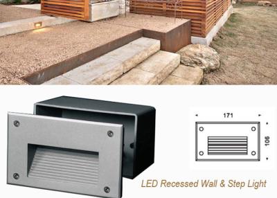 China Waterproof Outdoor Recessed LED Wall Lights ,3W Decoration LED Step Light for sale