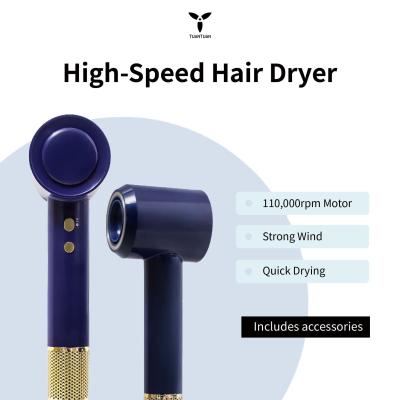 China 110,000rpm High Speed negative ion quick-drying Hair Dryer with 3 Heat Settings en venta