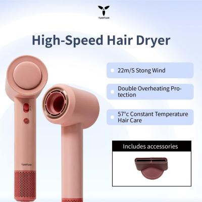 China 110,000rpm High Speed negative ion quick-drying Hair Dryer with 3 Heat Settings for sale
