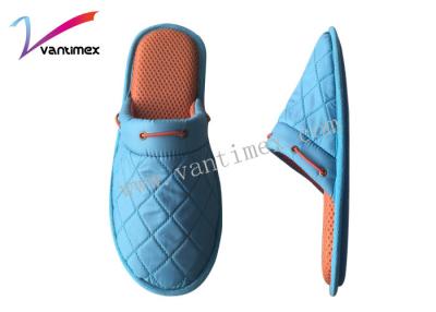 China Customized Antiskid Breathable Mens House Slippers With Cotton Fabric for sale