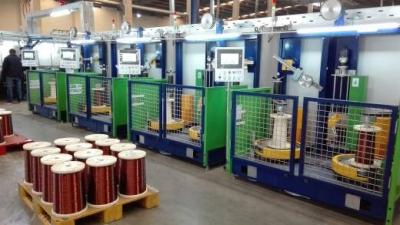 China Enamelled copper wire polyester imides  high quality made by high speed machine for sale