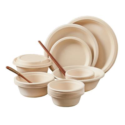 China 100% Biodegradable Disposable Soup Bowls With Lids 12oz 18oz 24oz for sale