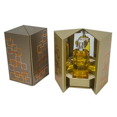 China 4C / Pantone fancy paper Perfume Packaging Box Soft Touch With EVA for sale