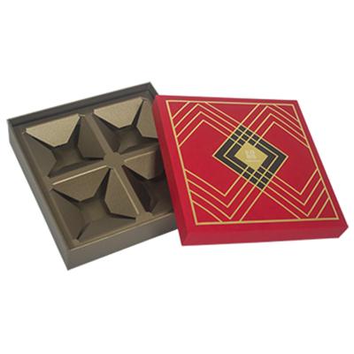 China Two Peice Food Gift Box Packaging C1S Art Paper For Chocolate Biscuit for sale