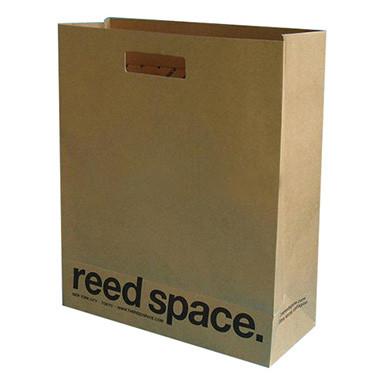 China Printed kraft Paper Gift Bags With Die Cut Handle ISO 9001 for sale