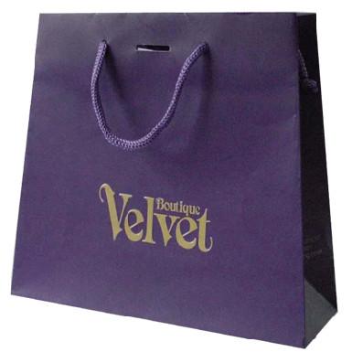 China WP Big Recycled Gift Bags Matte Lamination Hot Stamping Paper Shopping Bag for sale