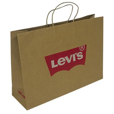 China Customized Logo OEM ODM Recycled Paper Gift Bags With Twisted Handle for sale