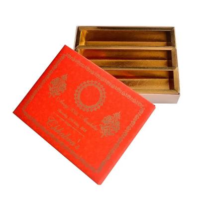 China OEM ODM Food Gift Box Packaging With Cardboard Partition Insert Inside for sale