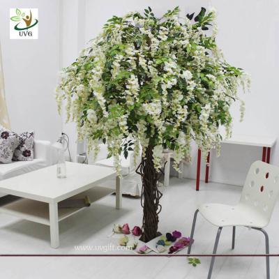 China UVG CHR047 Trees for Wedding white wisteria flowers home garden decoration for sale