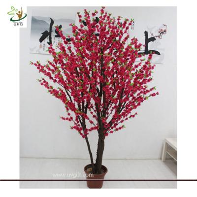 China UVG CHR069 Decorative Christmas Tree Stands Wedding Cherry Flowers larger bonsai for sale