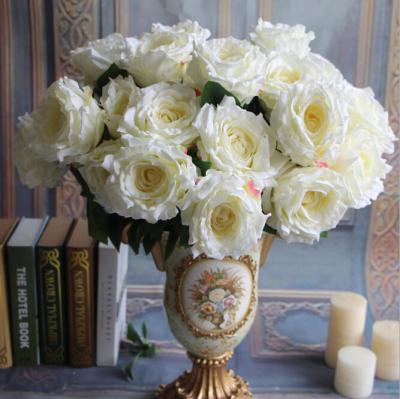 China UVG FLRS56 Wedding Favor Fake Rose Flower Single Stem Made in China for sale