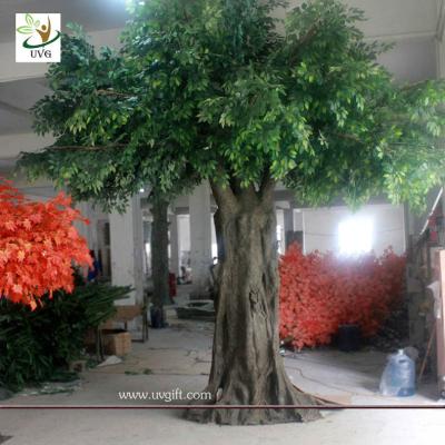China UVG GRE033 Cheap artificial decorative house trees with green leaves for party decoration for sale