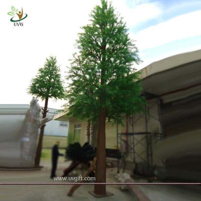 China UVG Base station tree engineering green pine artificial tree tower for outdoor decoration for sale