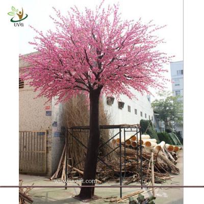 China UVG wedding planner in china pink faux trees in peach blossoms for wedding decoration for sale