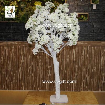 China UVG CHR122 Natural Wood Trunks Indoor Home Decorative Artificial Tree with Cherry Flower for sale