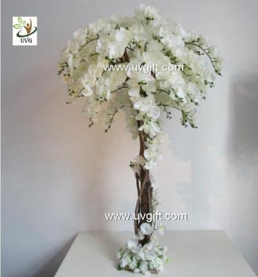 China UVG CHR124 Wedding Stage Decoration Life size Silk Orchids Artificial Tree Centerpiece for sale