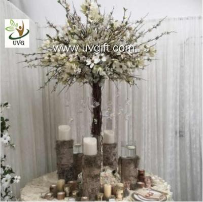 China UVG Decorative Centerpieces Table Wedding Blossom Trees White Artificial magnolia flower for sale