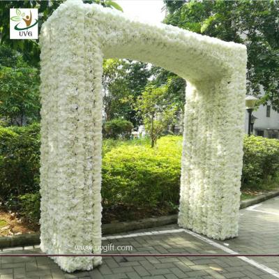 China UVG 2.5 meters artificial rose and hydrangea flower entrance for wedding hall decoration CHR1145 for sale