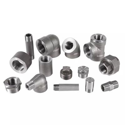 China Socket Weld / Threaded Forged Pipe Fittings High Pressure Carbon Steel for sale