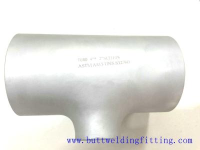 China Pulgada Buttweld de la aleación 6251-48 del acero de aleación de níquel de las colocaciones del acero inoxidable de la camiseta de ASME B 16,9 en venta
