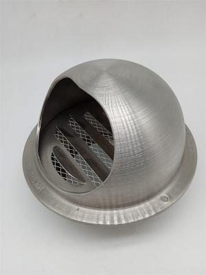 China Air Vent Cap Wall Kitchen Stainless Steel Vent Cover Wall Round Vent for sale
