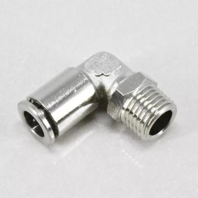 China Joint Male Metal Hose Fitting Quick Connector Elbow  ASTM A40345 Stainless Steel for sale
