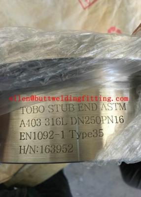 Chine L'acier inoxydable de soudure déracinent le montage de tuyau d'extrémité avec la norme d'ASTM A403 316L à vendre