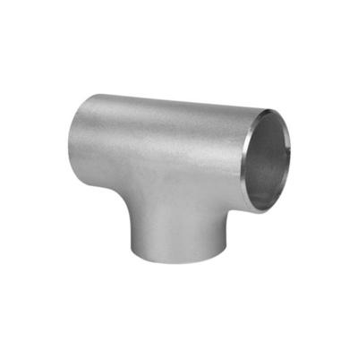 China Factory Price SS304 Stainless Steel Sanitary Reducing Tee Pipe Fittings Three Ways for sale