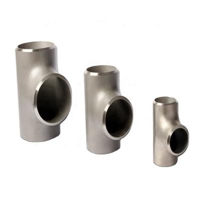 China Sch80 6inch 90/10 Stainless Steel Tee Galvanized Pipe Fittings Tee for sale