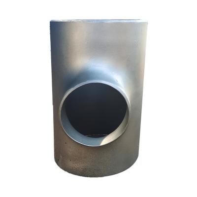 China ISO standard Tee type Stainless Steel SS304 Alloy Steel Tee equal tee Pipe Fiftings for sale
